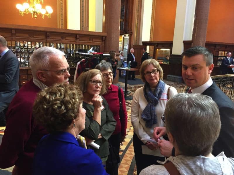 Mass protest study committee bill clears Indiana Senate