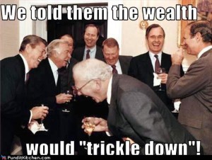 Image result for trickle down economics reagan
